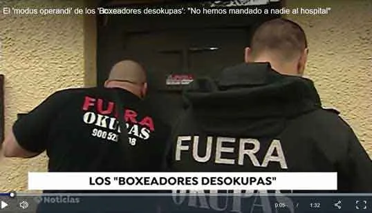 Artículo en Antena3 sobre Fuera Okupas